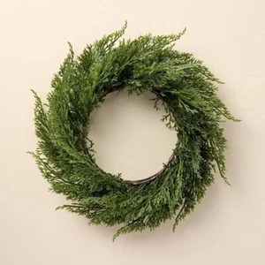Hearth & Hand Magnolia 12" Faux Cypress Mini Christmas Wreath - Target 2024 - Picture 1 of 5