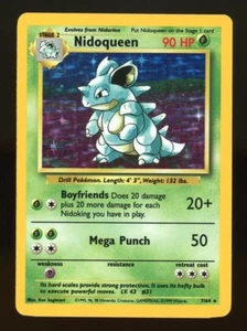 Pokemon Jungle NIDOQUEEN 7/62 Holo Rare Missing Paw Symbol Error - Picture 1 of 7