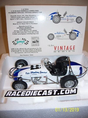 PARNELLI JONES  #1 FIKE PLUMBING OFFY  1/18 VINTAGE SPRINT CAR GMP - Image 1 of 2