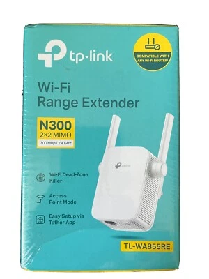 TP-Link WiFi Range Extender Internet home Booster Wireless  Repeater Universal - Image 1 of 4