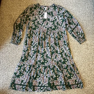 NWT Canyon Retreat Tiered Maxi Dress Size 1XT Floral Cottage Core Lace Crochet - Picture 1 of 11