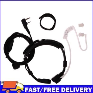 Radio Earpiece Headphone PTT Throat Mic Accessories for Baofeng UV5R - Zdjęcie 1 z 8