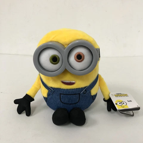 Minions Rise of Gru Small Plush Bob NWT Just Play 5” Cover