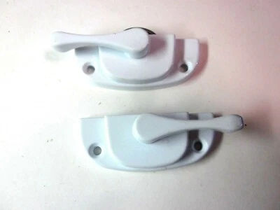 Truth 17.04 White Zinc Sliding Window 2 Sash Cam Locks 2-1/16" Centers 11/16" SB - Image 1 of 4