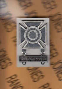 US Army SHARPSHOOTER w/ RIFLE bar Marksmanship BRUSHED award badge c/b - Picture 1 of 1