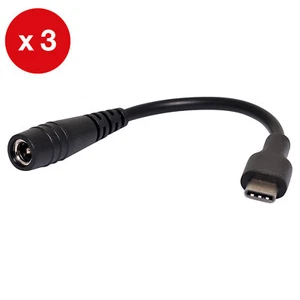 3 PACK - USB Type C To 2.1mm 5V DC Adapter - Picture 1 of 1