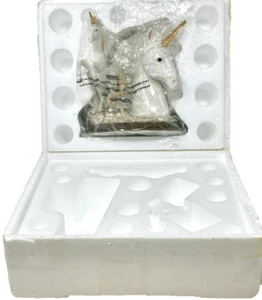 Bradford Exchange An Enchantment Of Unicorns "Magic of Love" vergoldete Hörner - Bild 1 von 11