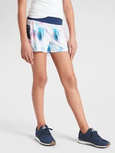 ATHLETA GIRL Kid's Record Breaker 3" Running Shorts, Size S 7 Small - Picture 1 of 9