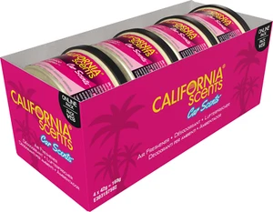 Ambientador de aire California Scents Coronado Cherry para automóvil x 4 furgoneta taxi oficina en casa - Imagen 1 de 2