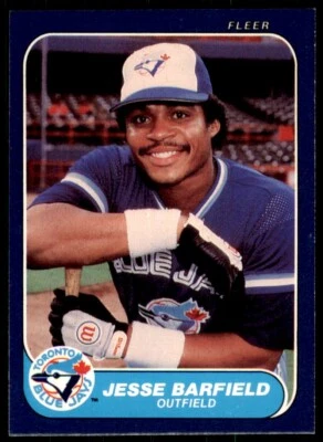 1986 Fleer.. Jesse Barfield . Toronto Blue Jays #52 - Image 1 of 2