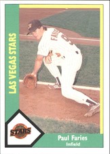 1990 Las Vegas Stars CMC #14 Paul Faries