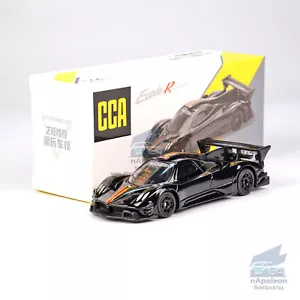 Modellino auto 1:64 Pagani Zonda R lega pressofuso veicolo giocattolo collezione regalo nero - Foto 1 di 17