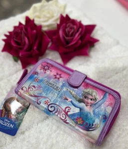 Disney Frozen Elsa And Anna Hot Pink Wallet - Picture 1 of 8
