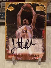 1999 Collector's Edge Rage Pro Signatures Jonathan Bender #RR-4 Rookie Auto RC