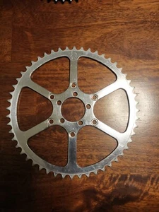 Vintage TA Cyclotouriste Chainring 52T fits Stronglight 49D Cranks also - Picture 1 of 4