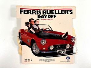 vtg 1986 Ferris Bueller''s Day Off Diecut Story Display VHS Standee L@@K - Picture 1 of 13