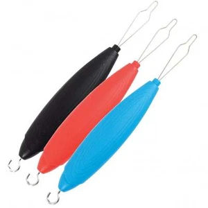 Aidapt Plastic Button Hook Zip Zipper Stainless Steel Loop Hook Black Red Blue - Picture 1 of 6
