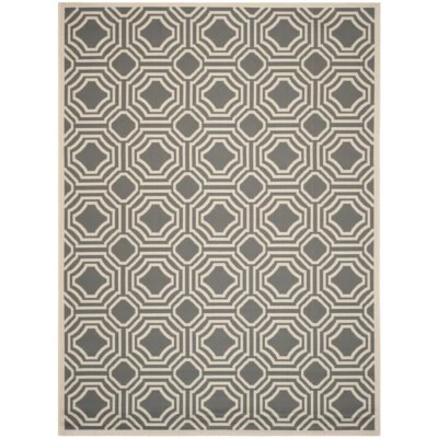 Alfombra SAFAVIEH Exterior CY6112-246 Patio Antracita/Beige Foto 1 de 4