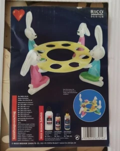 Rico Design - Hasen Eierhalter aus Holz zum Basteln - Osterdeko - neu DIY Ostern - Bild 1 von 2