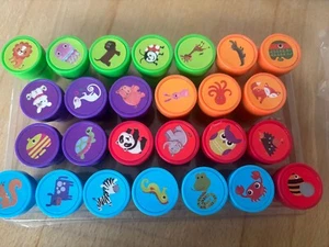 Neu OVP 26 Pcs Mini Tierstempel Stempelspielzeug Für Kinder Stempel Tiere - Bild 1 von 4
