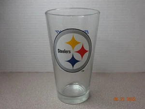 Vintage, NFL Bierglas 16 oz Pittsburgh Steelers Bud Light Beer Klarglas - Bild 1 von 3