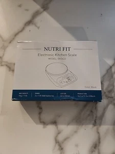 NUTRI FIT Digital Food Scale Small Kitchen Scales Weight in Grams and OZ Cooking - Picture 1 of 12