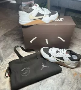 Travis Scott x Jordan Jumpman Jack TR Sail Dark Mocha Uk 9 - Picture 1 of 6