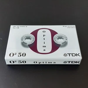 Audio Cassetta Tdk Optima O2 Chrome 50 Sigillata - no Maxell o Sony LUG - Foto 1 di 2