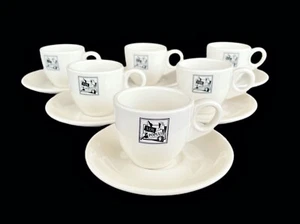 Homer Laughlin Demitasse Restaurant Ware RARE Vox Populi set of 6 - Picture 1 of 10