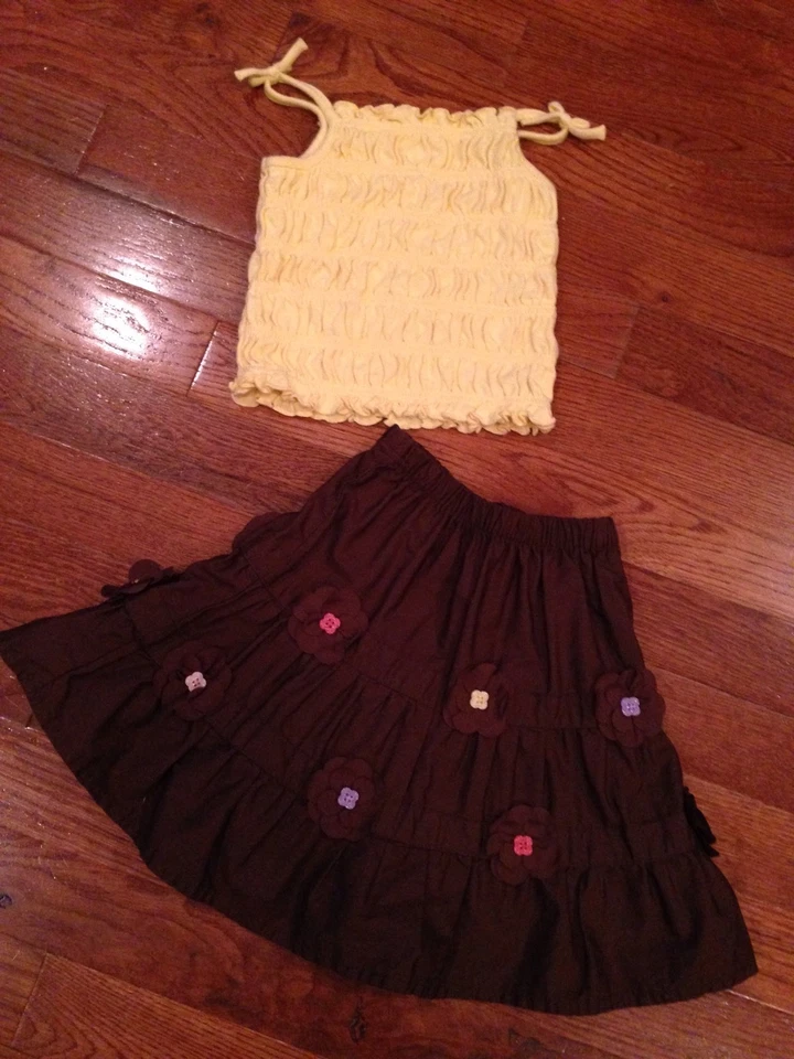 Gymboree VHTF Glamour Safari Skirt Set Size 6-12 Months - Image 1 of 1