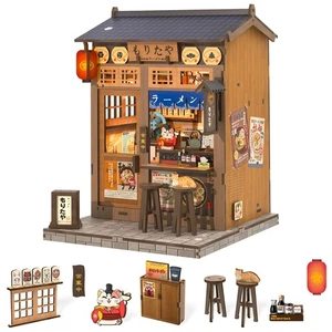 Japanische Buchecke Kit - Zum Selbermachen Miniatur Szene Haus Kit, 3D Puzzles für Erwachsene... - Bild 1 von 7