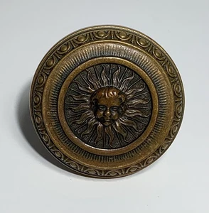 Antique BRONZE CORBIN CHERUB DOOR KNOB - Picture 1 of 5