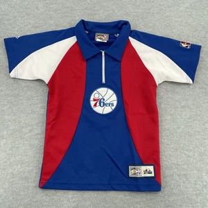 Philadelphia 76ers Warm Up Jacke Jungen Jugend Small Retro Hardwood Classics - Bild 1 von 6