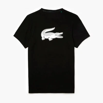 Lacoste Mens Sport 3D Print Crocodile Breathable Jersey T-Shirt - Image 1 of 4