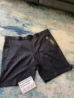 NWT Walter Hagen Polyester Black Golf Shorts Big & Tall Men Sz 46 FREE SHIPPING! - Image 1 of 4