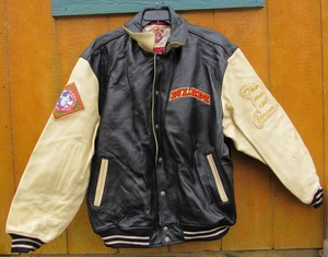 Vintage NLBM Negro League Baseball Museum Lederjacke RAR Herren 4XL ~ LESEN ~ - Bild 1 von 24