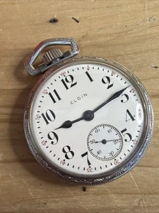 Taschenuhr Elgin 293 Model 7 16s 7j von 1915 um 19 - Bild 1 von 8