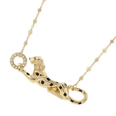Colgante CARTIER PANTHERE de Cartier K18YG/Laca Negra B7224737 Foto 1 de 4
