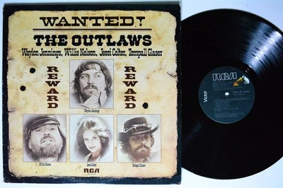 OUTLAWS Self-Titled RCA LP VG++ Waylon Jennings Willie Nelson - Image 1 of 2