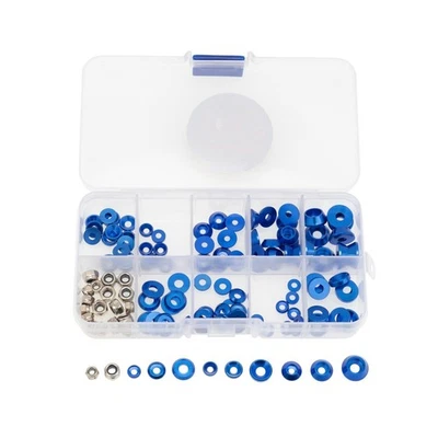 125pcs RC Car M2.5 M3 M4 Screw Gasket&Nuts For 1/10 1/8 Model Cars Upgraded b - Image 1 of 4