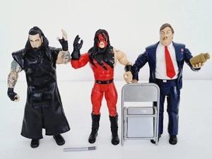 Jakks WWE Classic Superstars Undertaker, Kane & Paul Bearer 3-Pack Complete - Picture 1 of 14