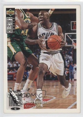 1994-95 Upper Deck Collector's Choice International French Avery Johnson #301 - Image 1 of 2