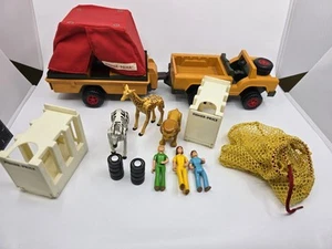 Vintage Fisher Price Toys Adventure Series Safari Playset 304 Incomplete 1309 - Picture 1 of 7