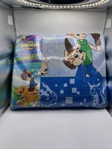Vintage Digimon Digital Monsters 4 Piece Full Bed Sheet Set Anime 2000 NIB - Picture 1 of 11