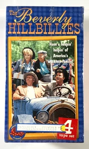 Beverly Hillbillies 8 Full Episodes 4 VHS Tape Box Set 1990s Vintage TV Classics - Picture 1 of 8