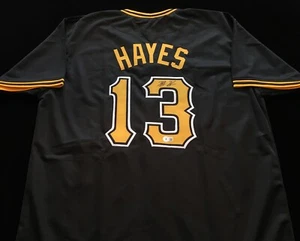Ke'Bryan Hayes Signed Autographed Black Pittsburgh Jersey w/ COA - Picture 1 of 3
