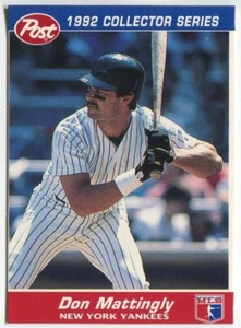 1992 MSA Post Cereal #3 Don Mattingly New York Yankees - Picture 1 of 2
