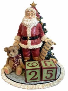 Fitz & Floyd Babbo Natale conto alla rovescia calendario blocchi natalizi musical qui arriva Babbo Natale - Foto 1 di 11