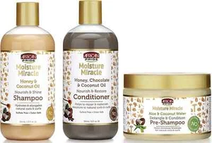 African Pride Moisture Miracle Pre-Shampoo Detangle & Conditioner, Shampoo - Picture 1 of 4