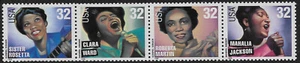 US Scott 3216-19, Gospel Singers, 1998, Mint Strip of 4, OG, NH - Picture 1 of 1